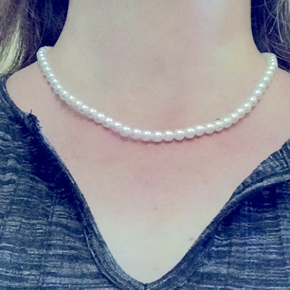 3 for $30 item - Faux Pearl Necklace & Earrings - Picture 2 of 6